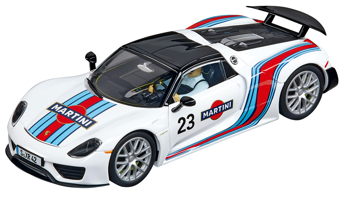 Carrera 30698 D132 Porsche 918 Spyder Martini Racing, No.23 Carrera 30698 D132 Porsche 918 Spyder Martini Racing, No.23