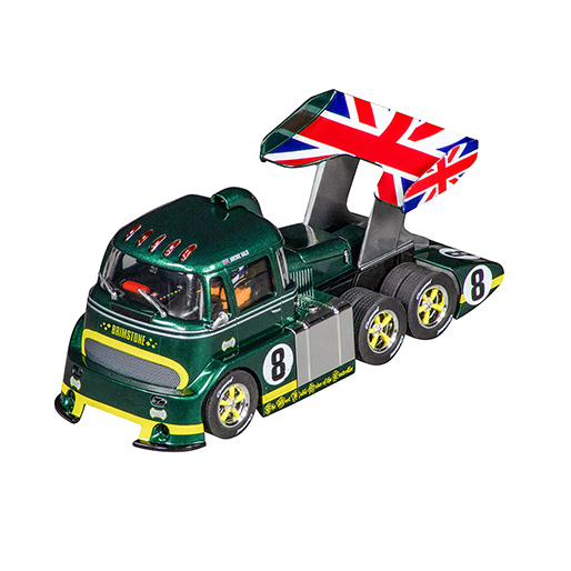 Carrera 31093 D132 Racetruck Cabover British Racing Green, No.8 Carrera 31093 D132 Racetruck Cabover British Racing Green, No.8