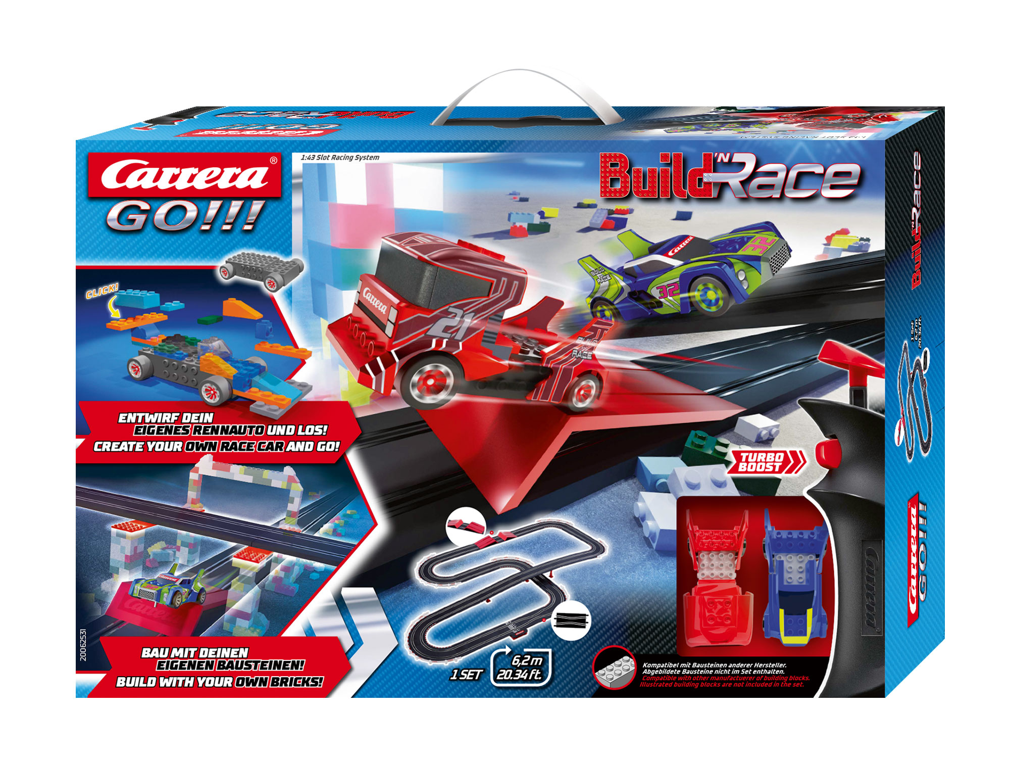 Carrera 62531 GO!!! Build 'N Race - Racing Set 6.2 Carrera 62531 GO!!! Build 'N Race - Racing Set 6.2