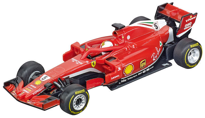 Carrera 64127 GO!!! Ferrari SF71H, Sebastian Vettel, No.5