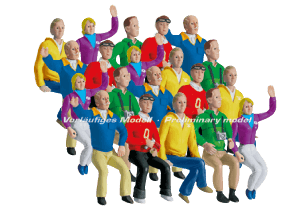 Carrera 21129 Set of Figures, Grandstand Carrera 21129 Set of Figures, Grandstand