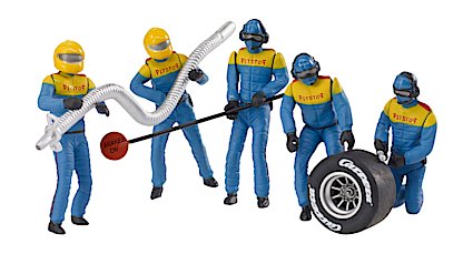 Carrera 21132 Set of Mechanics Figures, Blue Carrera 21132 Set of Mechanics Figures, Blue