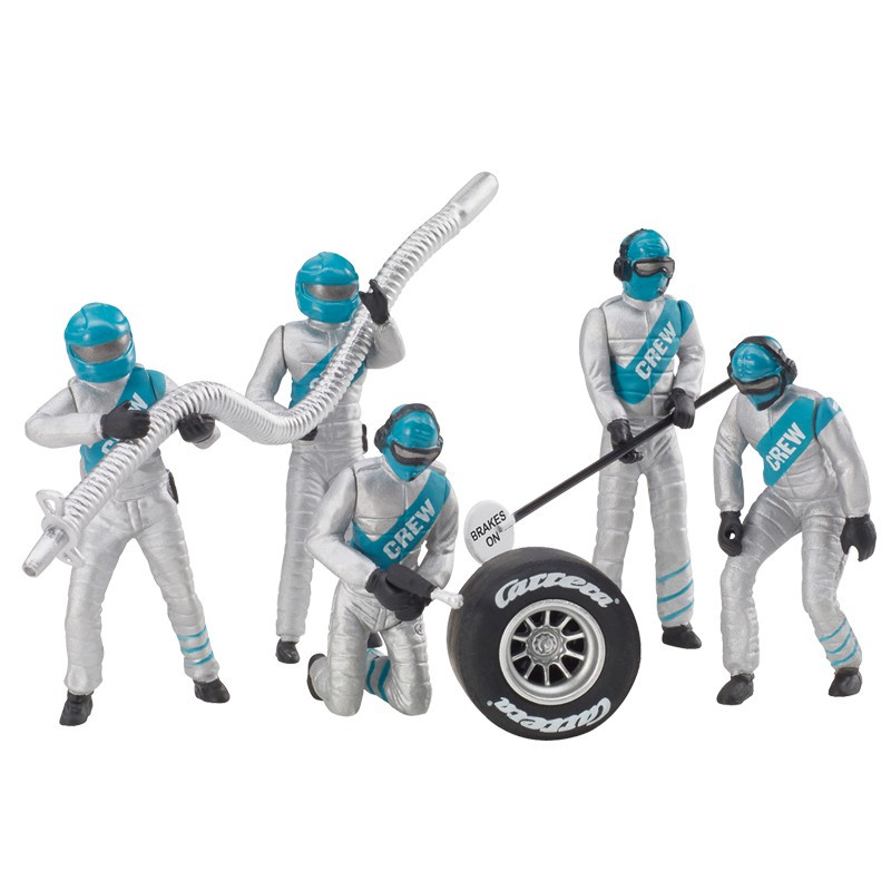 Carrera 21133 Set of Mechanics Figures, Silver Carrera 21133 Set of Mechanics Figures, Silver