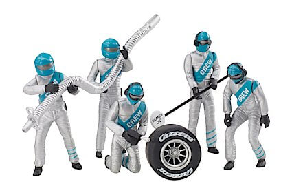 Carrera 21133 Set of Mechanics Figures, Silver