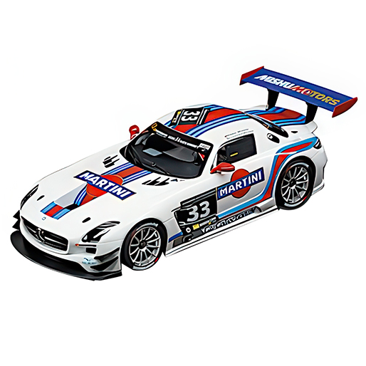 (image for) Carrera 23825 Digital 124 Mercedes AMG SLS GT3 Martini No.33, Hankook 12H Zandvoort RARE