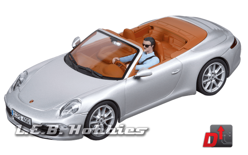 27535 Carrera Evolution Porsche 911 Carrera S Cabriolet, Silver 27535 Carrera Evolution Porsche 911 Carrera S Cabriolet, Silver