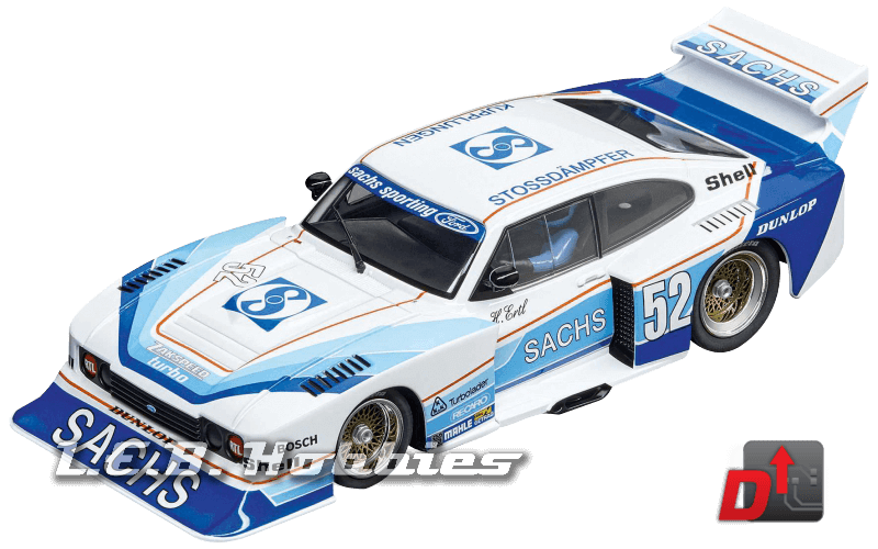 27568 Carrera Evolution Ford Capri Zakspeed Turbo Sachs Sporting 27568 Carrera Evolution Ford Capri Zakspeed Turbo Sachs Sporting