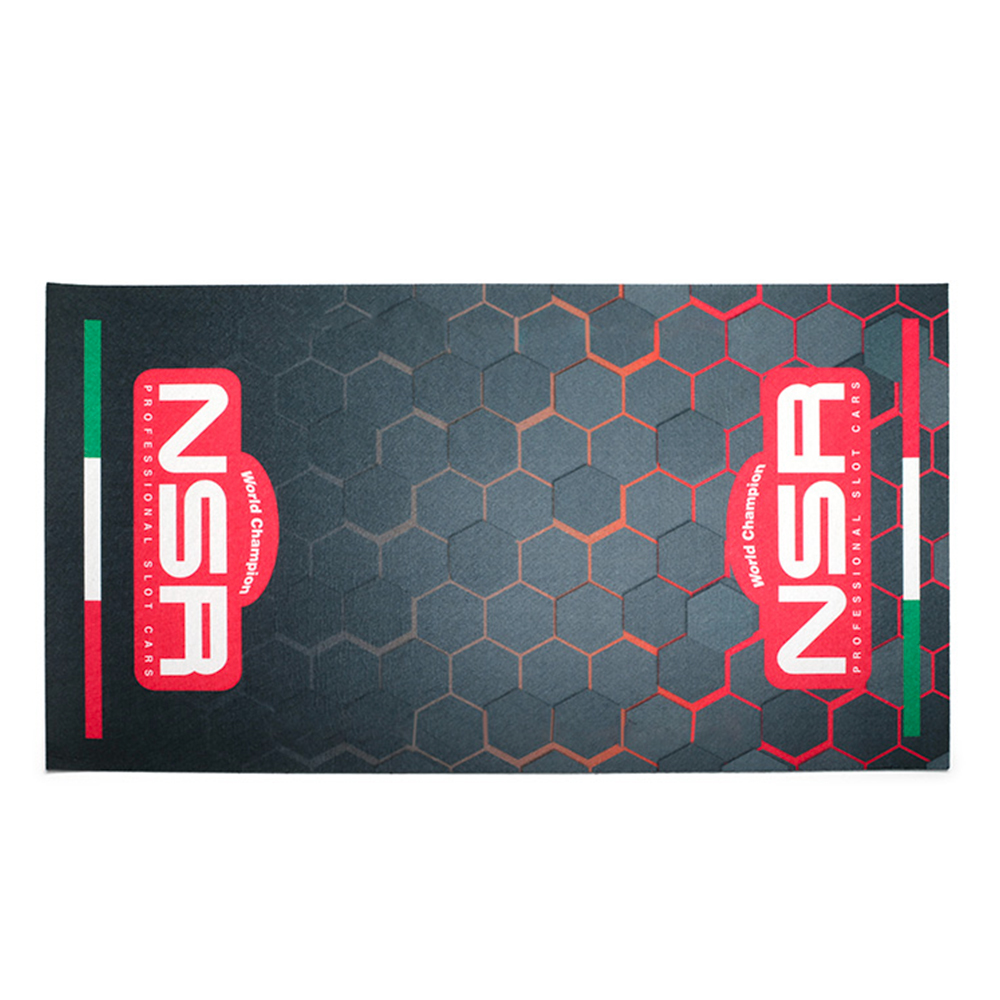 NSR 2923 Box Carpet 60 x 30cm / 23.6 x 11.8", Black and Red NSR 2923 Box Carpet 60 x 30cm / 23.6 x 11.8", Black and Red