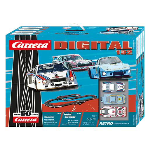 Carrera 30031 Digital 132 Retro Grand Prix Set Carrera 30031 Digital 132 Retro Grand Prix Set