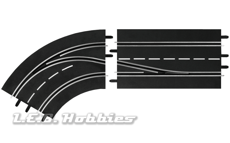 Carrera 30362 Digital 124/132 Lane Change Curve Left, In to Out Carrera 30362 Digital 124/132 Lane Change Curve Left, In to Out