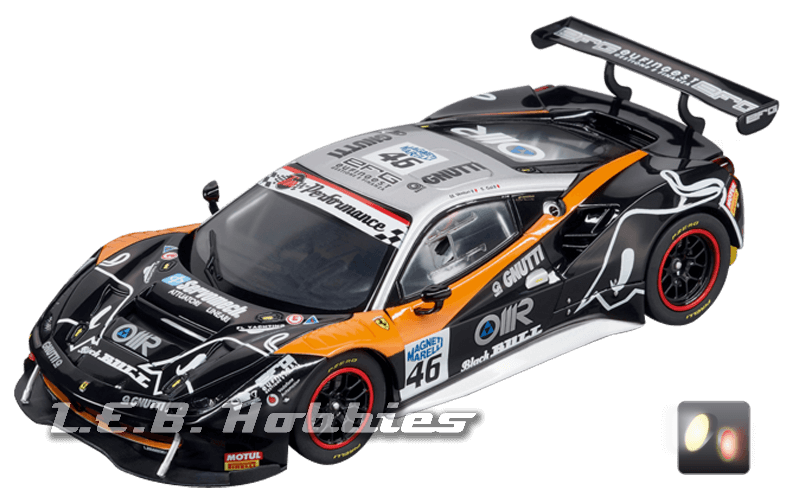30808 Carrera D132 Ferrari 488 GT3, Black Bull Racing, No.46 30808 Carrera D132 Ferrari 488 GT3, Black Bull Racing, No.46