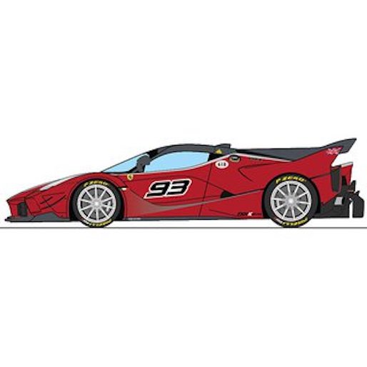 Carrera 30971 Digital 132 Ferrari FXX K Evoluzione, No.93 Carrera 30971 Digital 132 Ferrari FXX K Evoluzione, No.93