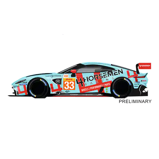 Carrera 27743 Aston Martin Vantage GTE TF Sport 4 Horsemen No.33 Carrera 27743 Aston Martin Vantage GTE TF Sport 4 Horsemen No.33