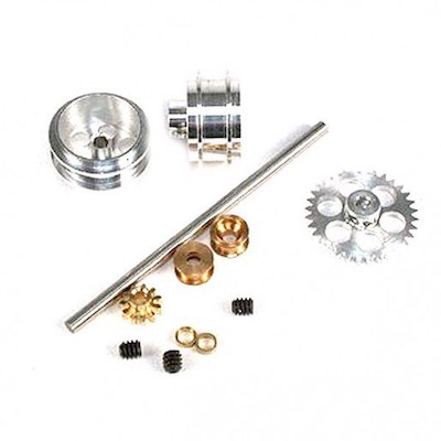 NSR 4003 Rear Axle Kit with 16" wheels for AW Ninco