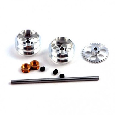 NSR 4019 Rear Axle Kit with 17" wheels for Sidewinder NSR
