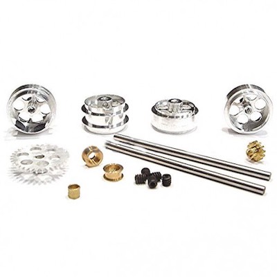 NSR 4213 Front & Rear Axle Kit with 17" wheels for AW Ninco