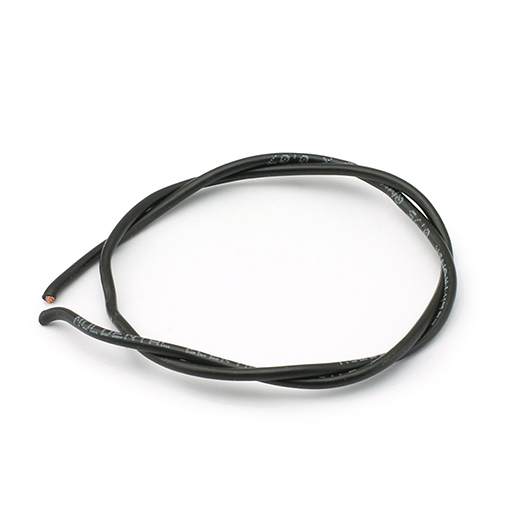 NSR 4825EVO Silicone Lead Wire 1.80mm x 30cm, Black