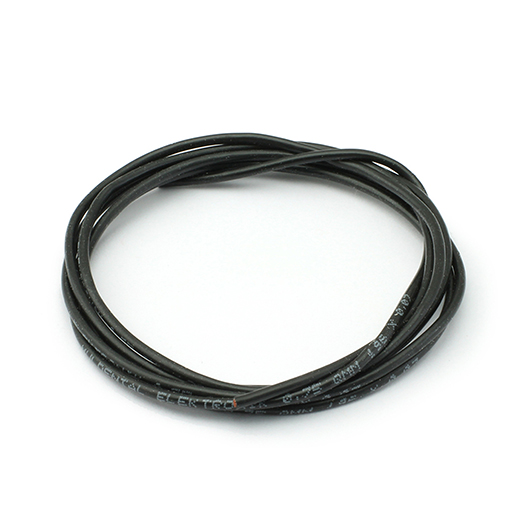 NSR 4826EVO Silicone Lead Wire 1.80mm x 1M, Black