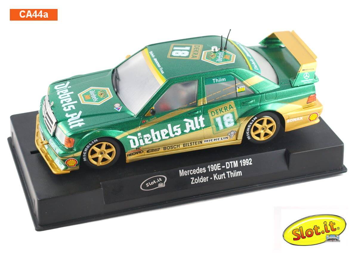 SICA44A Slot.it Mercedes 190E Zakspeed, No.18, DTM 1992 Zolder 1 SICA44A Slot.it Mercedes 190E Zakspeed, No.18, DTM 1992 Zolder 1