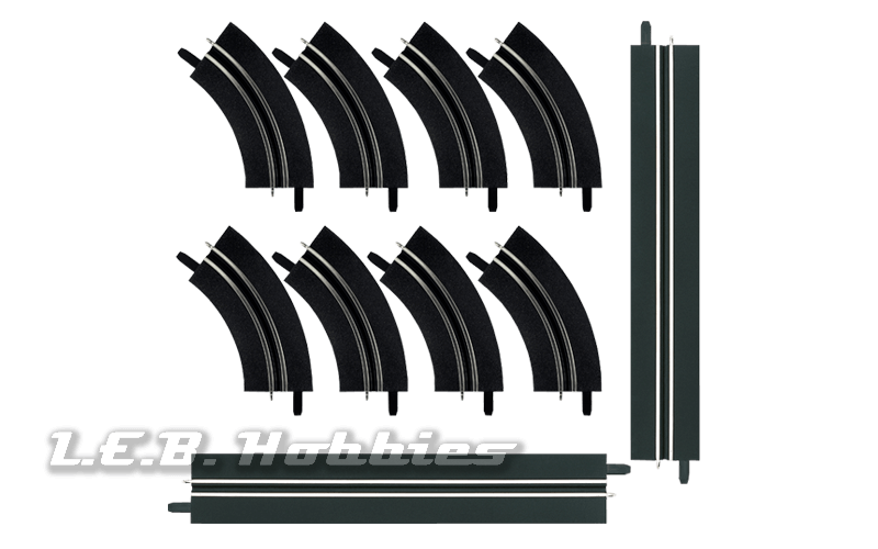 61657 Carrera GO!!! Single Lane Bends/Straights Extension Set 61657 Carrera GO!!! Single Lane Bends/Straights Extension Set