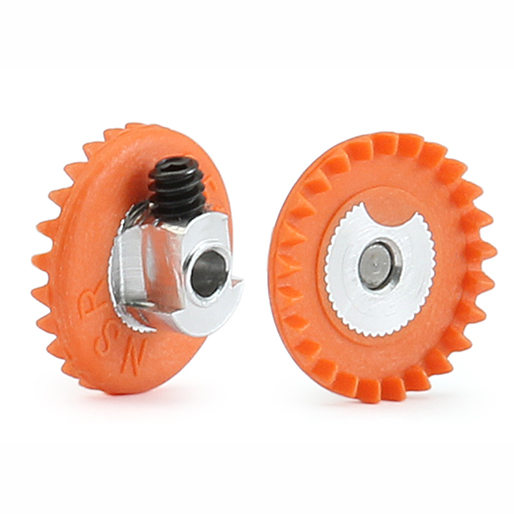 NSR 6325AL 3/32 24t Inline Gear Soft Plastic Aluminum Hub slot car spare part 