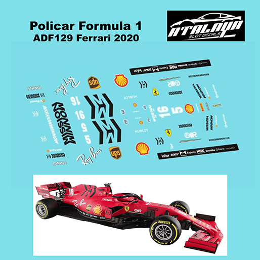 Atalaya ADF129 Policar Formula 1, Ferrari 2020 Atalaya ADF129 Policar Formula 1, Ferrari 2020