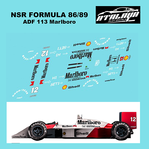 Atalaya ADF113 NSR Formula 86/89 McLaren Mp4/4 Marlboro Atalaya ADF113 NSR Formula 86/89 McLaren Mp4/4 Marlboro