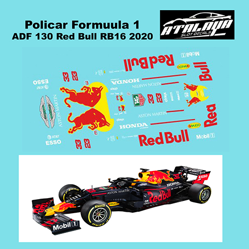 Atalaya Decals ADF130 Policar Formula 1, Redbull 2020 Atalaya Decals ADF130 Policar Formula 1, Redbull 2020