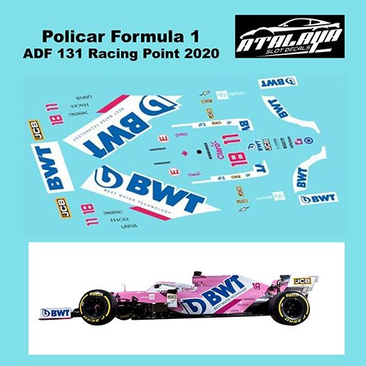 Atalaya Decals ADF131 Policar Formula 1, Racing Point 2020