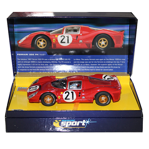 Scalextric C2641A Ferrari 330 P4 Le Mans 1967 No.21 Limited Ed. Scalextric C2641A Ferrari 330 P4 Le Mans 1967 No.21 Limited Ed.