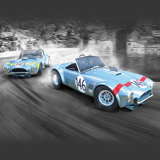 Scalextric C4305A Shelby Cobra 289 1964 Targa Florio Twin Pack