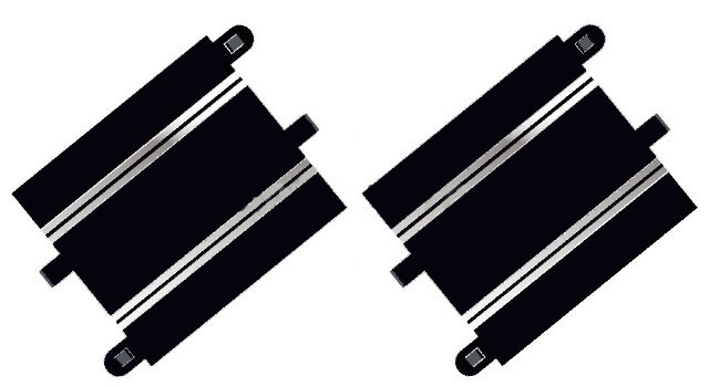 Details about   Scalextric 175mm Half Straight Track 10pcs C8207 