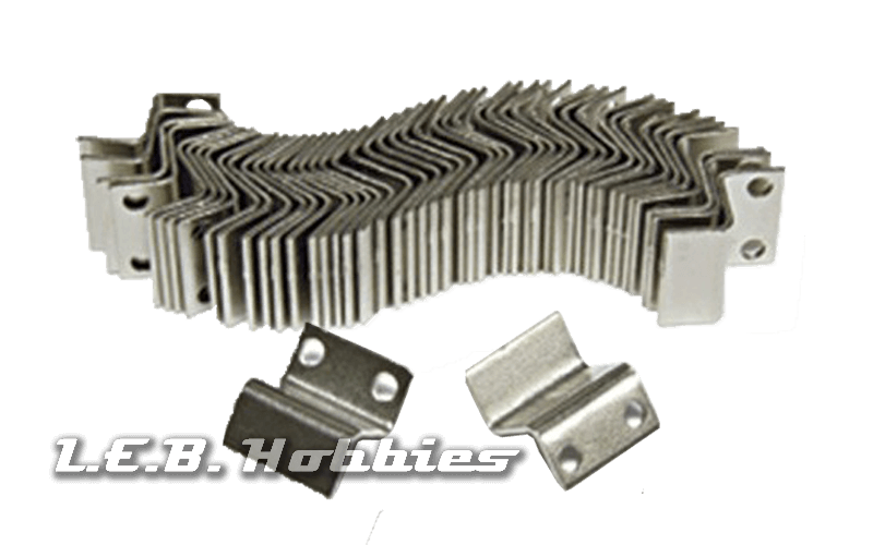 C8232 Scalextric Track Fixing Side Clips, 50/pk C8232 Scalextric Track Fixing Side Clips, 50/pk