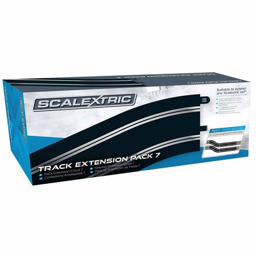 Scalextric C8556 Extension Pack 7 - Straights & Radius 3 Curve