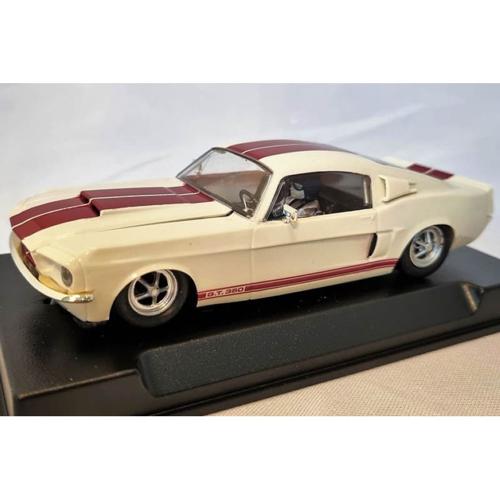 ThunderSlot CA005025S/W Shelby Mustang GT350 White Wimbledon '67 ThunderSlot CA005025S/W Shelby Mustang GT350 White Wimbledon '67
