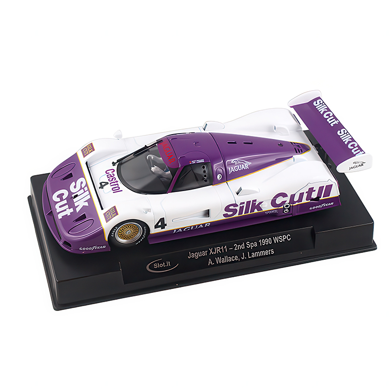Slot.it SICA62A Jaguar XJR11 Silk Cut No.4, 2nd Spa 1990 WSPC