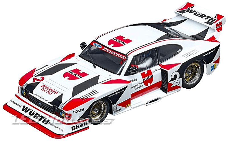23858 Carrera D124 Ford Capri Zakspeed Turbo Würth-Zakspeed No.2 23858 Carrera D124 Ford Capri Zakspeed Turbo Würth-Zakspeed No.2