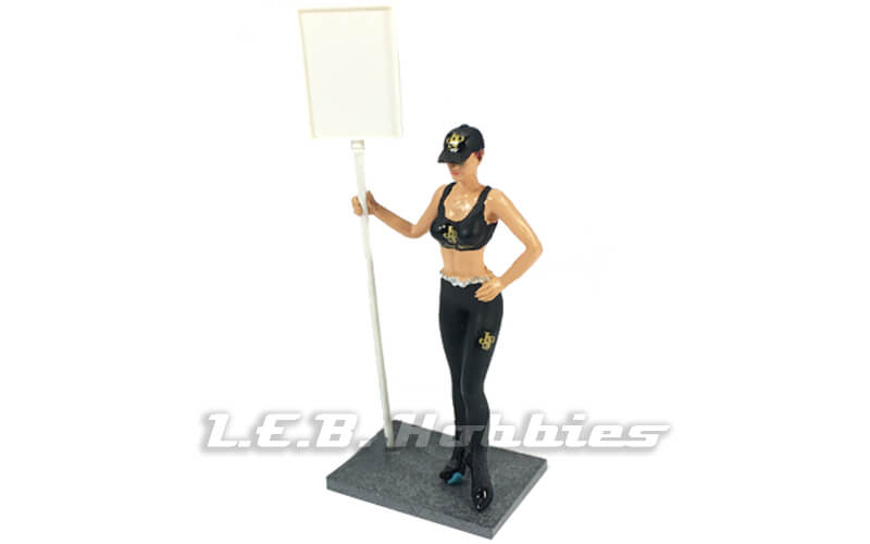 SWFIG/004 Racer Sideways JPS Racing Grid Girl Figure, Dania SWFIG/004 Racer Sideways JPS Racing Grid Girl Figure, Dania