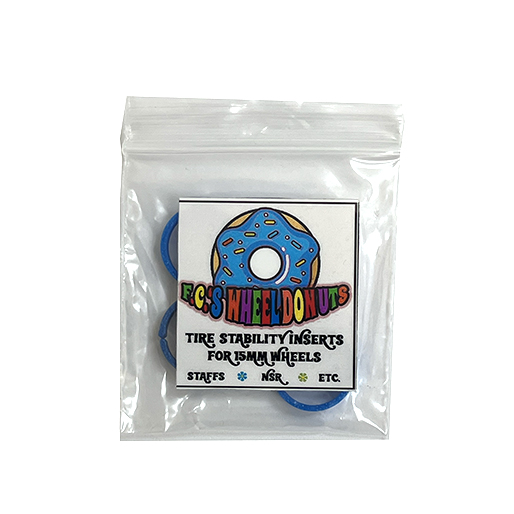 (image for) FC's FCSWHEELDONUTS15MM Wheel Stability Inserts 15 mm, Blue (x4)