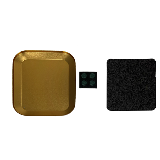 Sideways SWMSTP/G Magnetic Screw Tray Plate, Gold