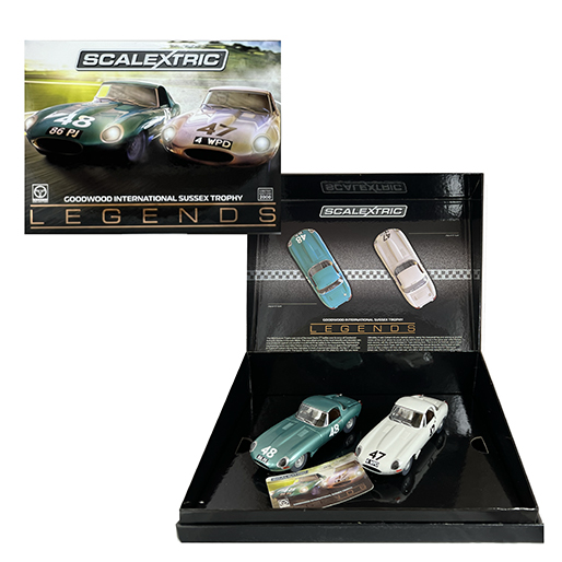 Scalextric C3898A Legends Jaguar E-Type '63 Goodwood Limited Ed. Scalextric C3898A Legends Jaguar E-Type '63 Goodwood Limited Ed.