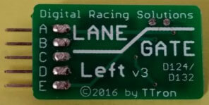 Lane Gate 30343LG Anti Collision Chip-Left for Carrera 30343