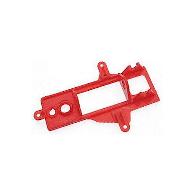 NSR 1244 Inline Long Can Motor Mount EVO2 Extra Hard, Red