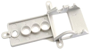 NSR1248 NSR Narrowed Sidewinder Motor Mount Hard, White NSR1248 NSR Narrowed Sidewinder Motor Mount Hard, White