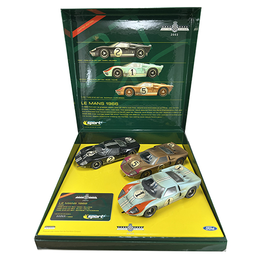 Scalextric C2529A Ford GT40 Le Mans 1966 3 Car Set Limited Ed. Scalextric C2529A Ford GT40 Le Mans 1966 3 Car Set Limited Ed.