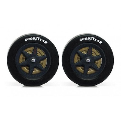 Slot.it SIPA30 Wheel Inserts, Suaber, C9 small hub 15.8mm, 4/pk