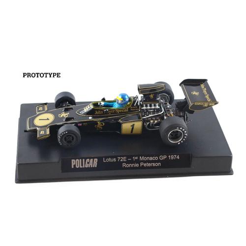 Policar PCAR02G Lotus 72E No.1 1st Monaco GP '74 Ronnie Peterson Policar PCAR02G Lotus 72E No.1 1st Monaco GP '74 Ronnie Peterson
