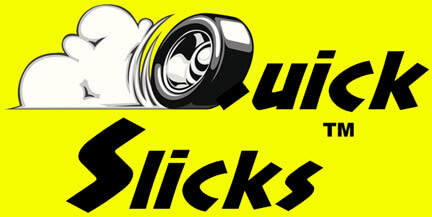 Quick Slicks SC16F Tires, 20.80mm O.D. x 8.90mm Wide