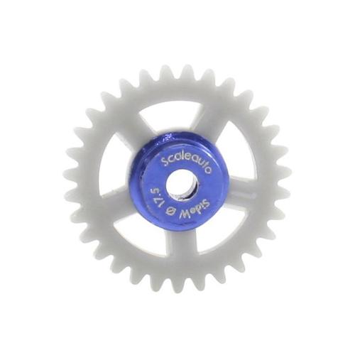 (image for) Scaleauto SC-1151R 31T ø17.5mm Sidewinder Spur Gear (x1) with M2.5 screw for 3/32" (2,38mm) axle