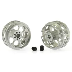 (image for) Scaleauto SC-4046D25 Aluminum Wheels 16.5 x 8mm Lightweight Monza 2 (x2)